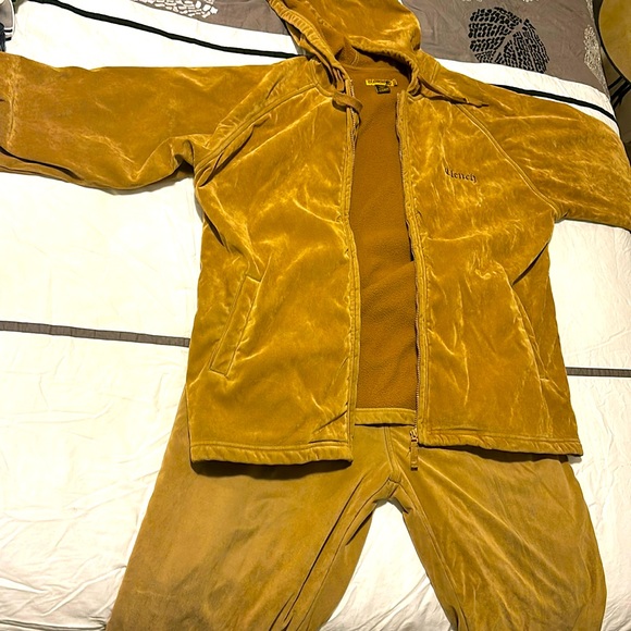 Casual Matching Zipped Hoodie & Pants Track Suit US XL by Clench Jeans - Picture 1 of 5